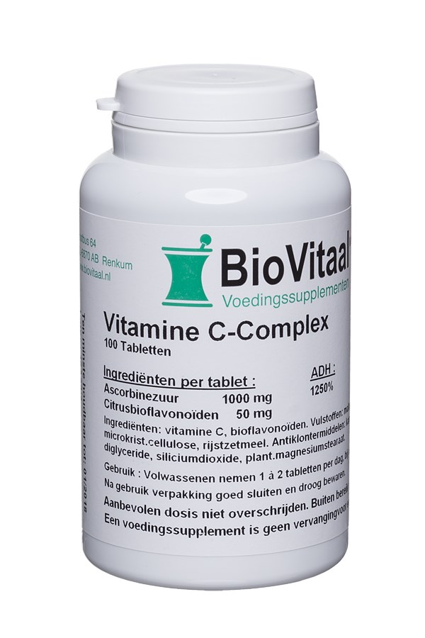 tempo merknaam oorlog Vitamine C-Complex - BioVitaal