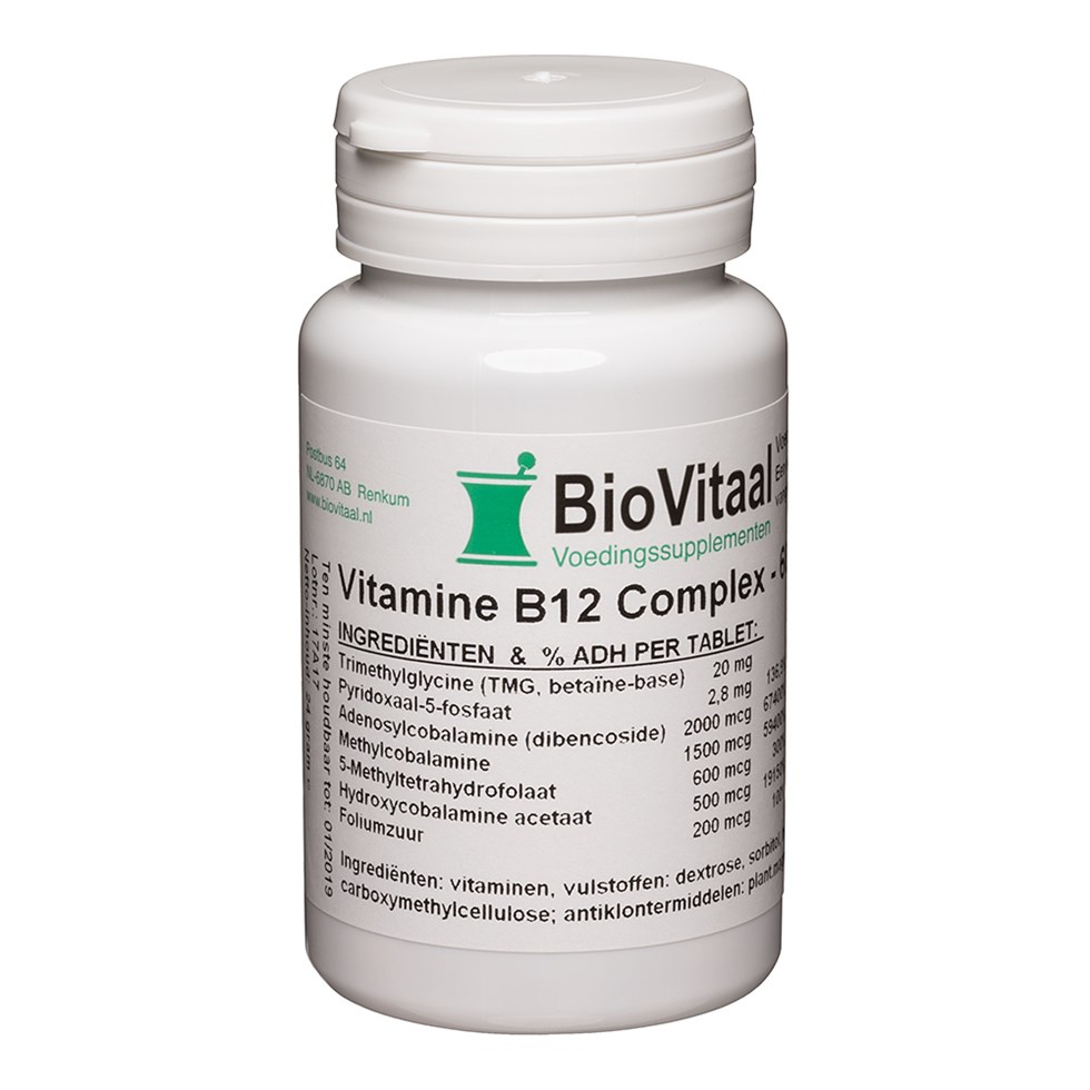 Vitamine B12+ Complex BioVitaal
