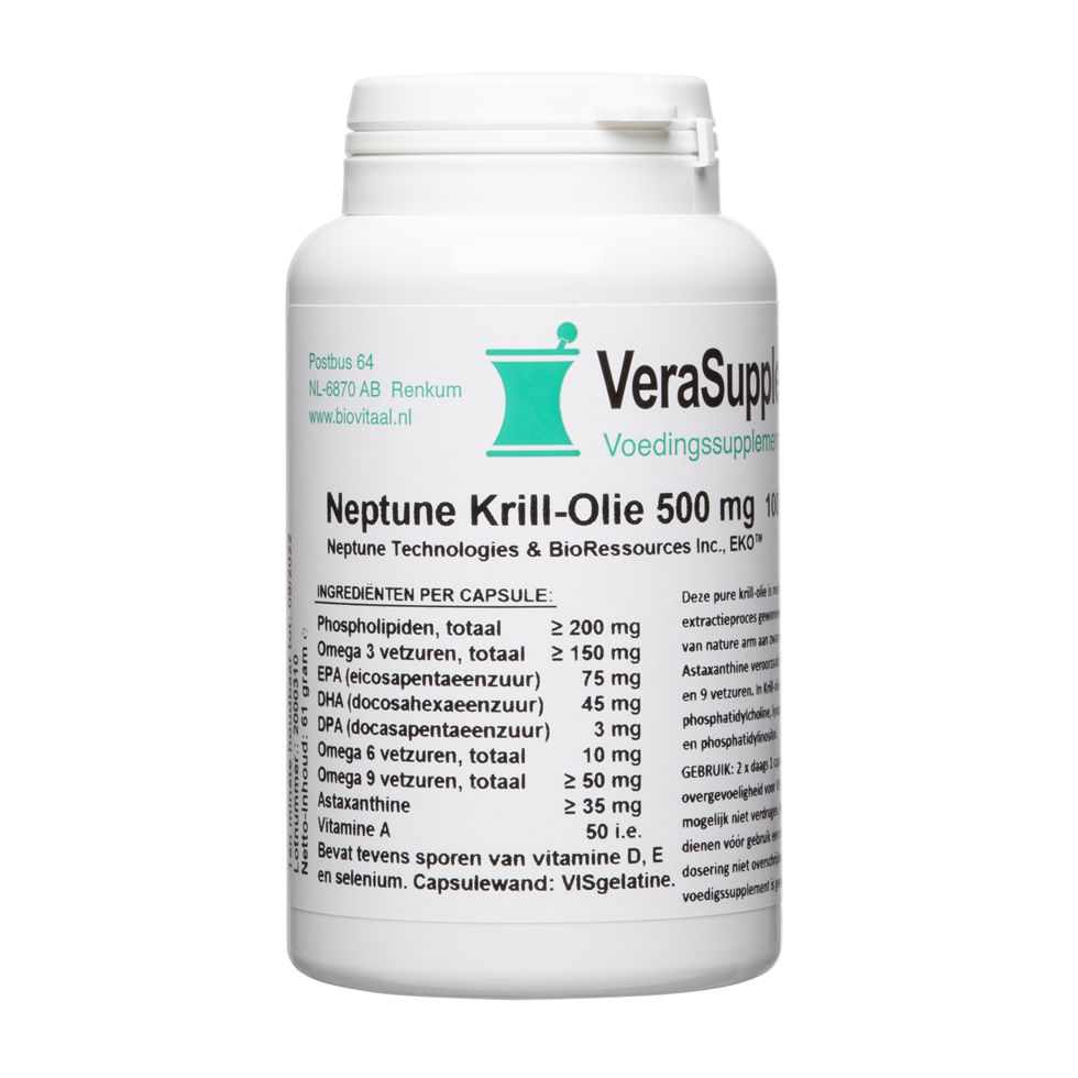 Neptune Krill-olie 500 mg - BioVitaal