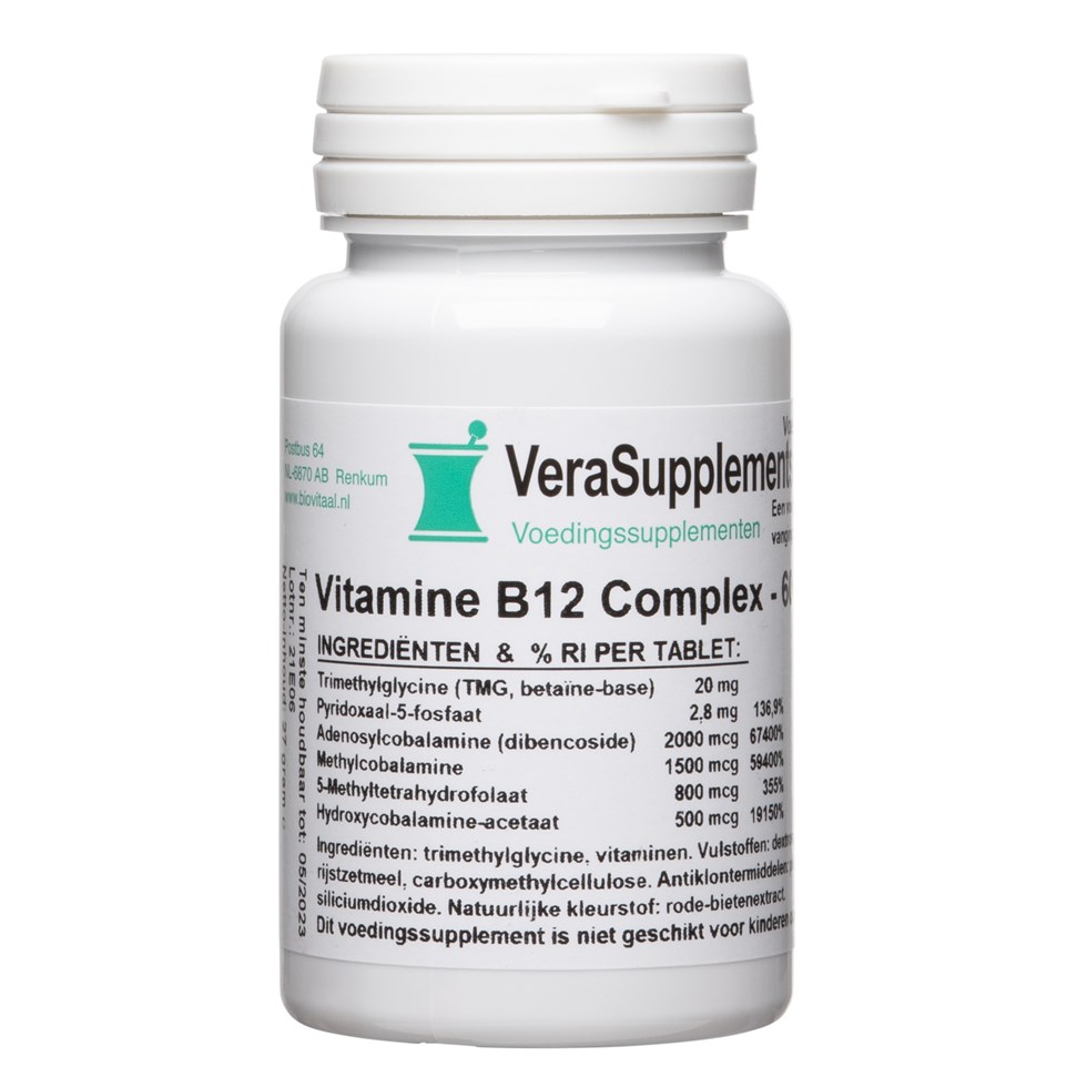 Ellende Nageslacht vreugde Vitamine B12+ Complex - BioVitaal
